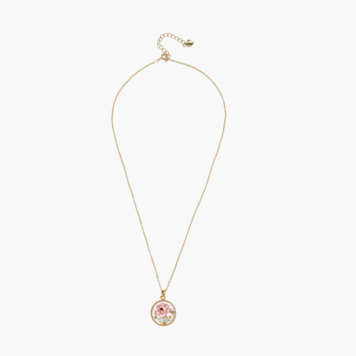 18K Gold and Luminous Freshwater Pearl Rose Garden Dreams Necklace