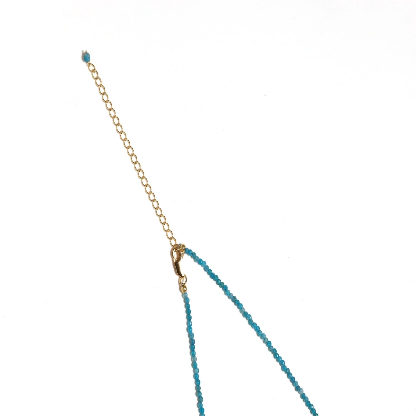 Apatite Dreams Pearl Necklace and 18K gold by Gabriella's Jewels