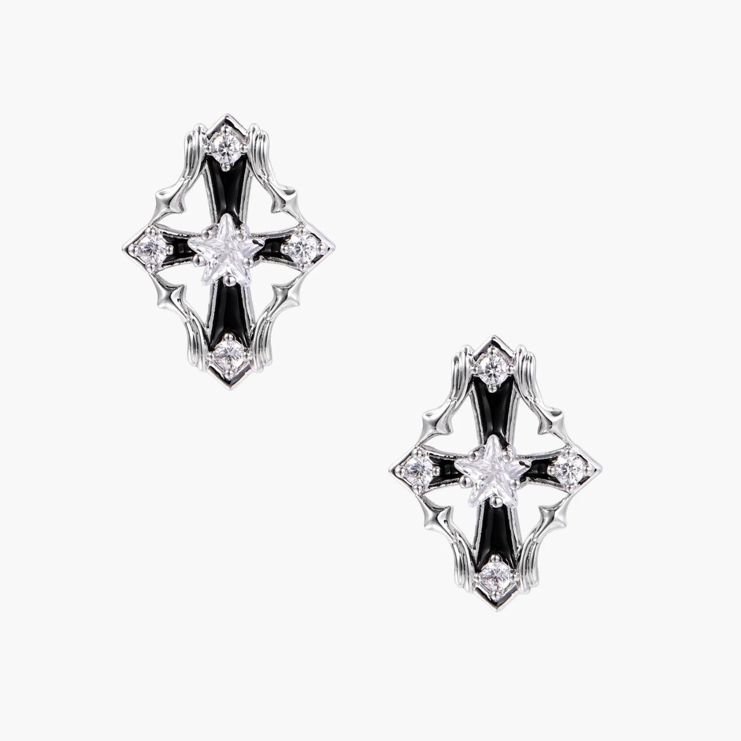 Celestial Cross Studs