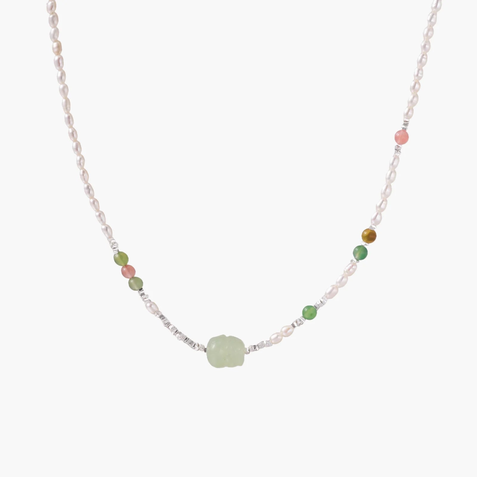 Jade Garden Pearl Necklace