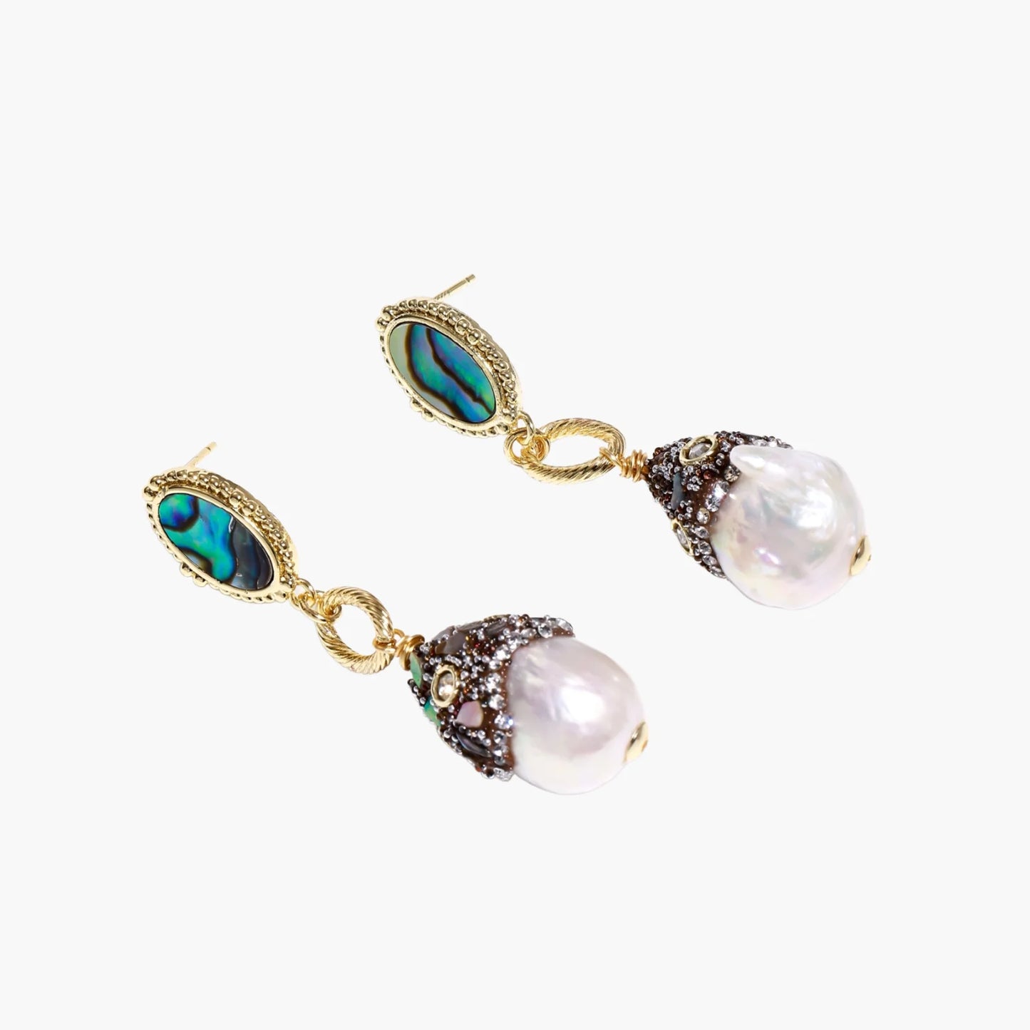 Baroque Pearl Statement Earrings