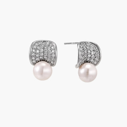 Luna Pearl Dome Studs