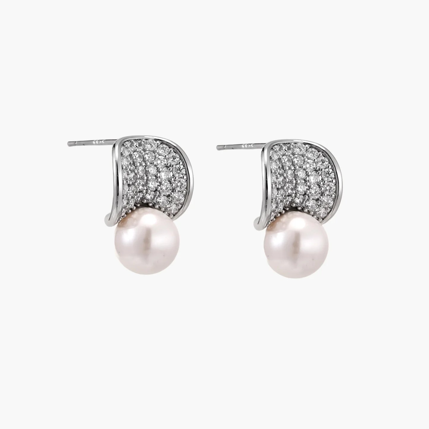 Luna Pearl Dome Studs