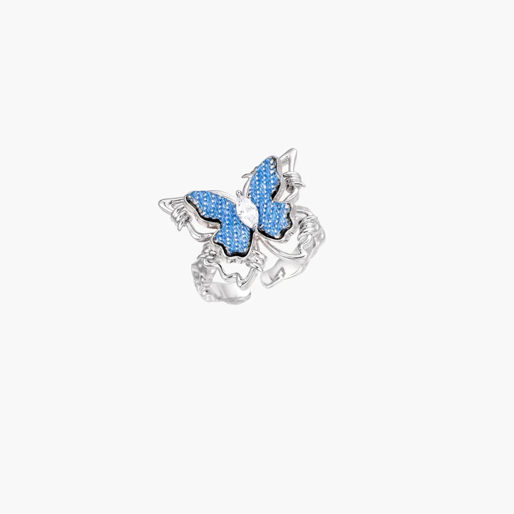Azure Butterfly Ring
