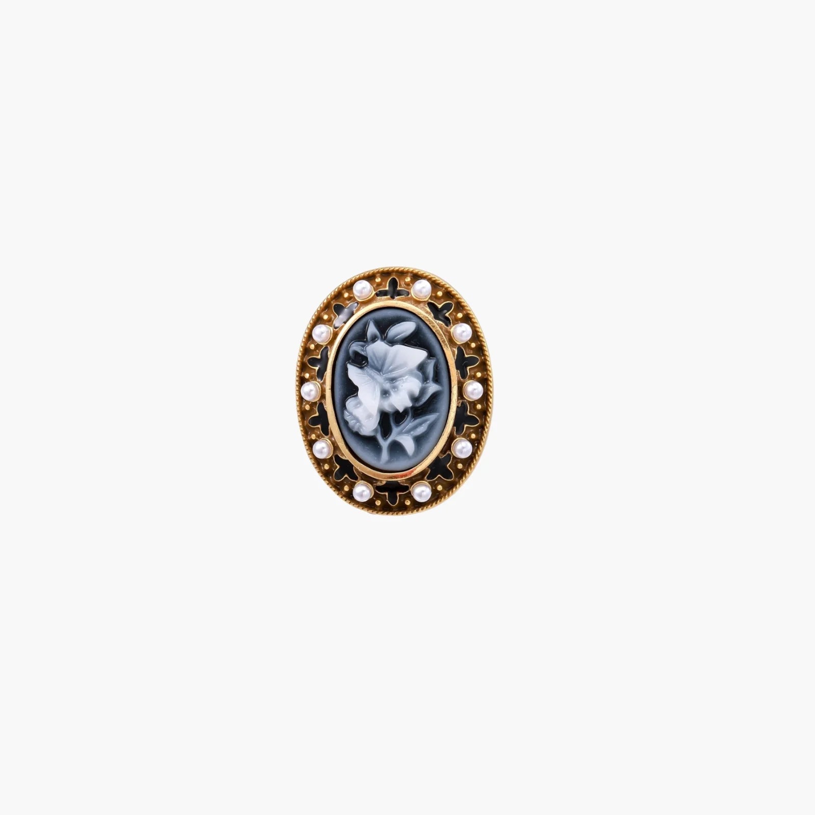 Victorian Rose Cameo Ring