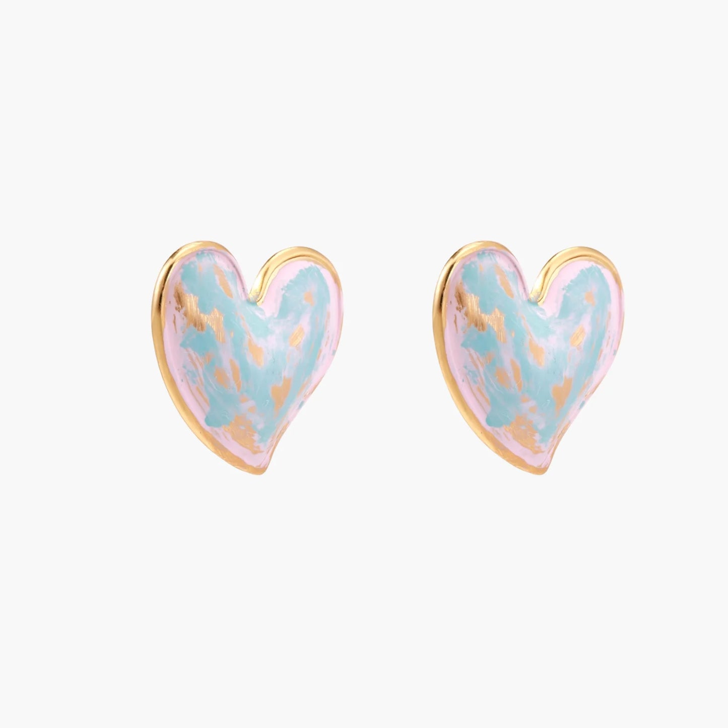 Dreamy Heart Studs