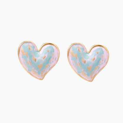 Dreamy Heart Studs