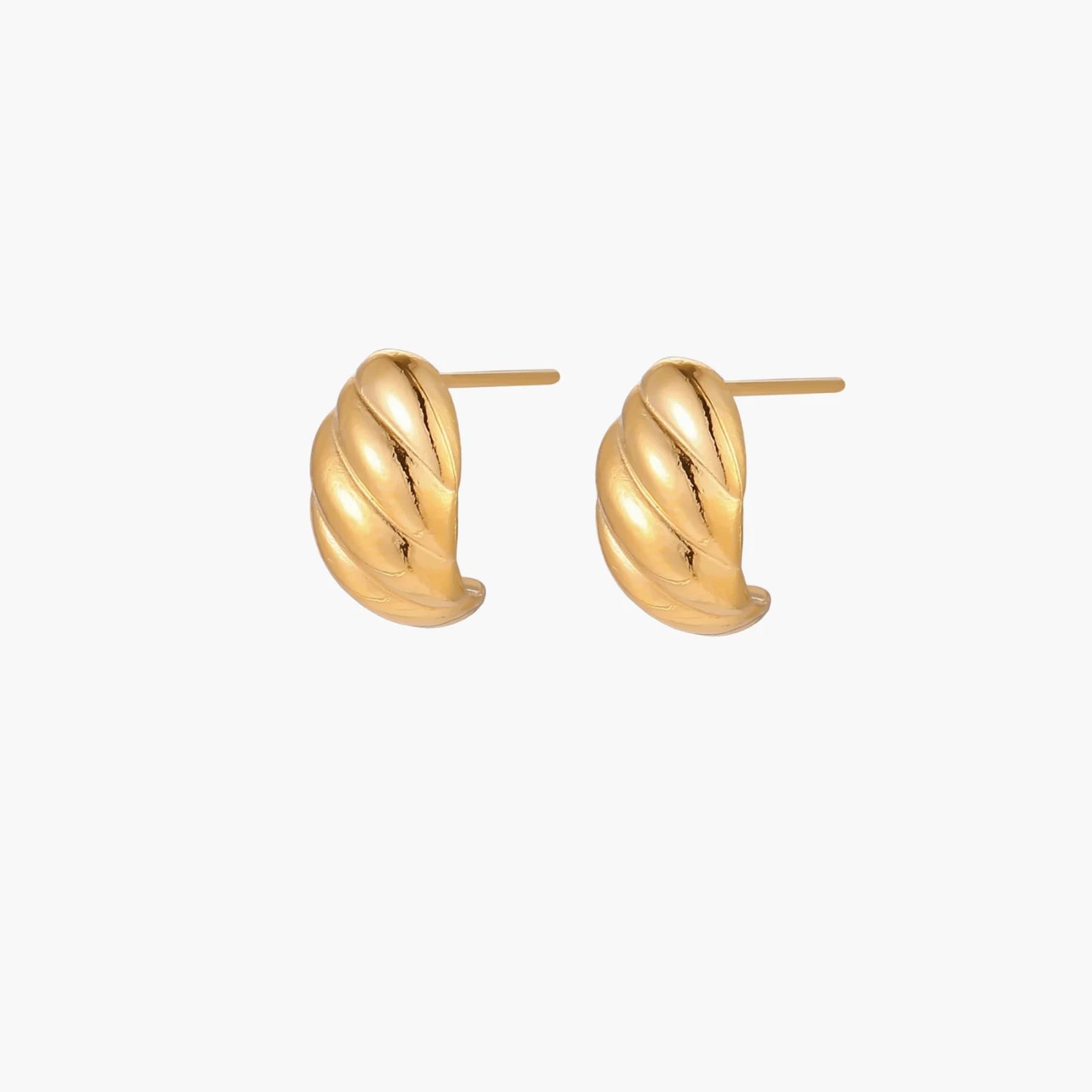 Golden Twist Studs