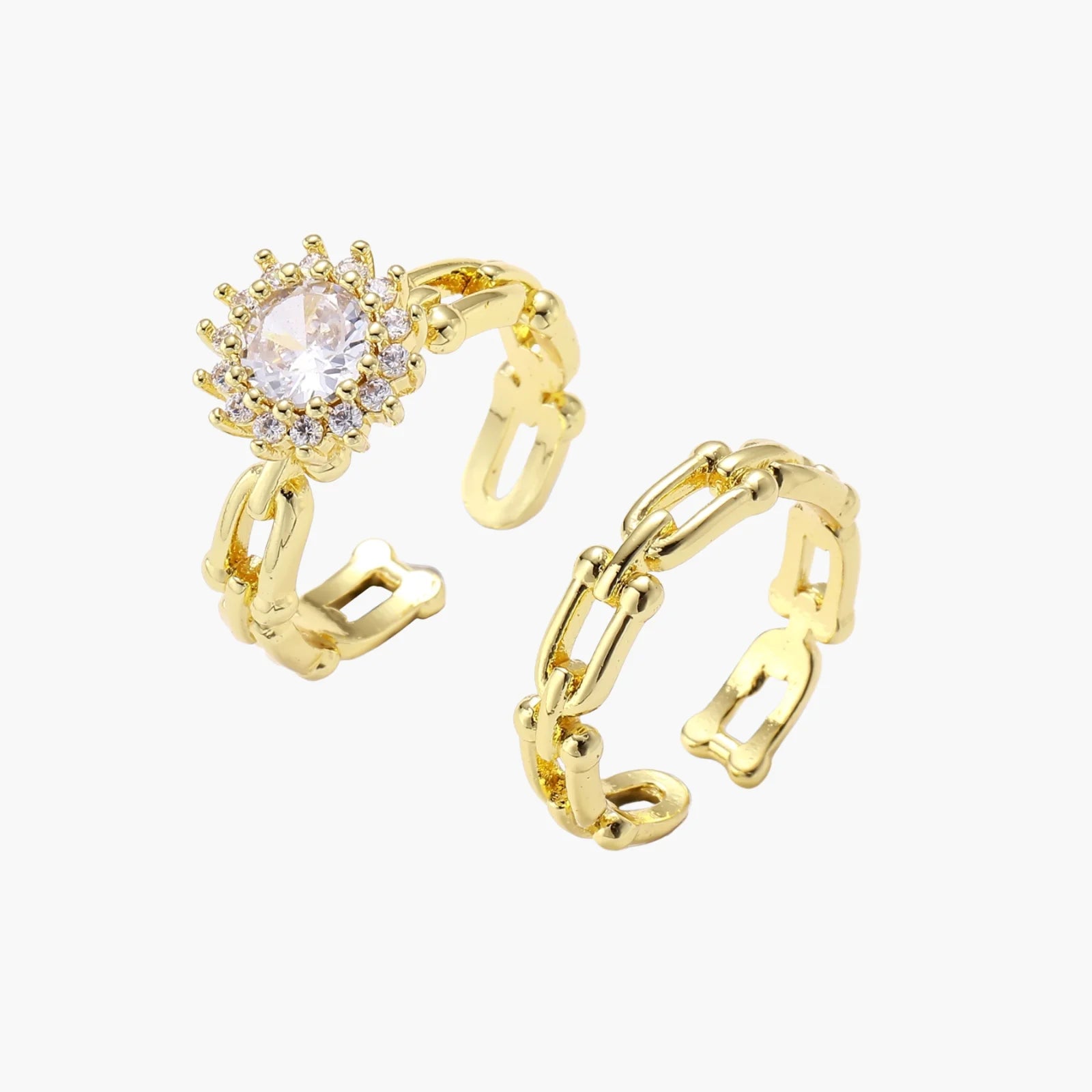 Golden Hour Chain Ring Set