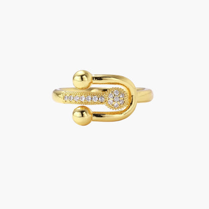 Safety Pin Statement Ring