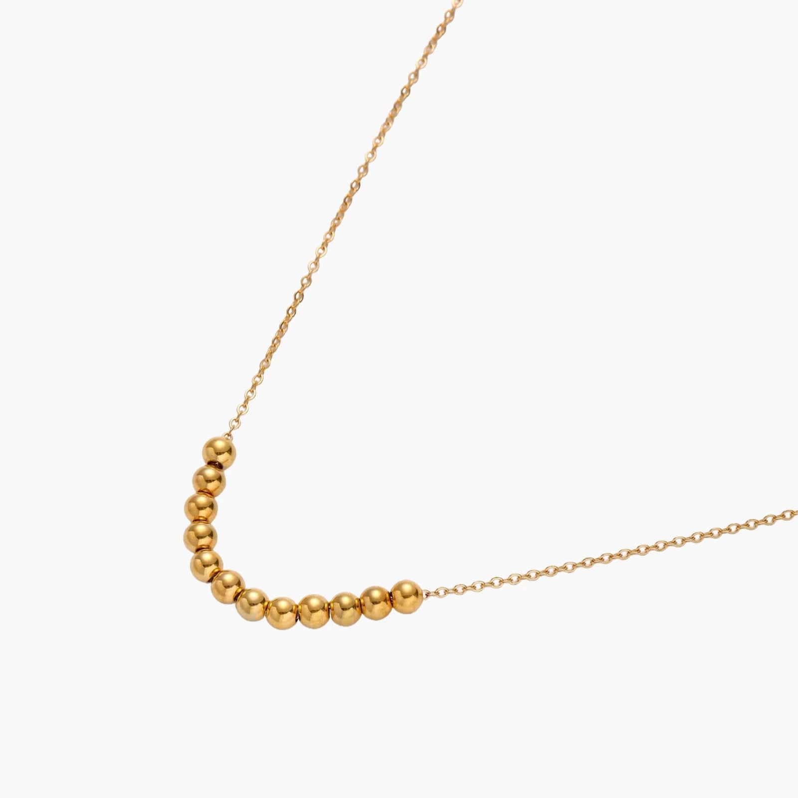 Golden Sphere Necklace