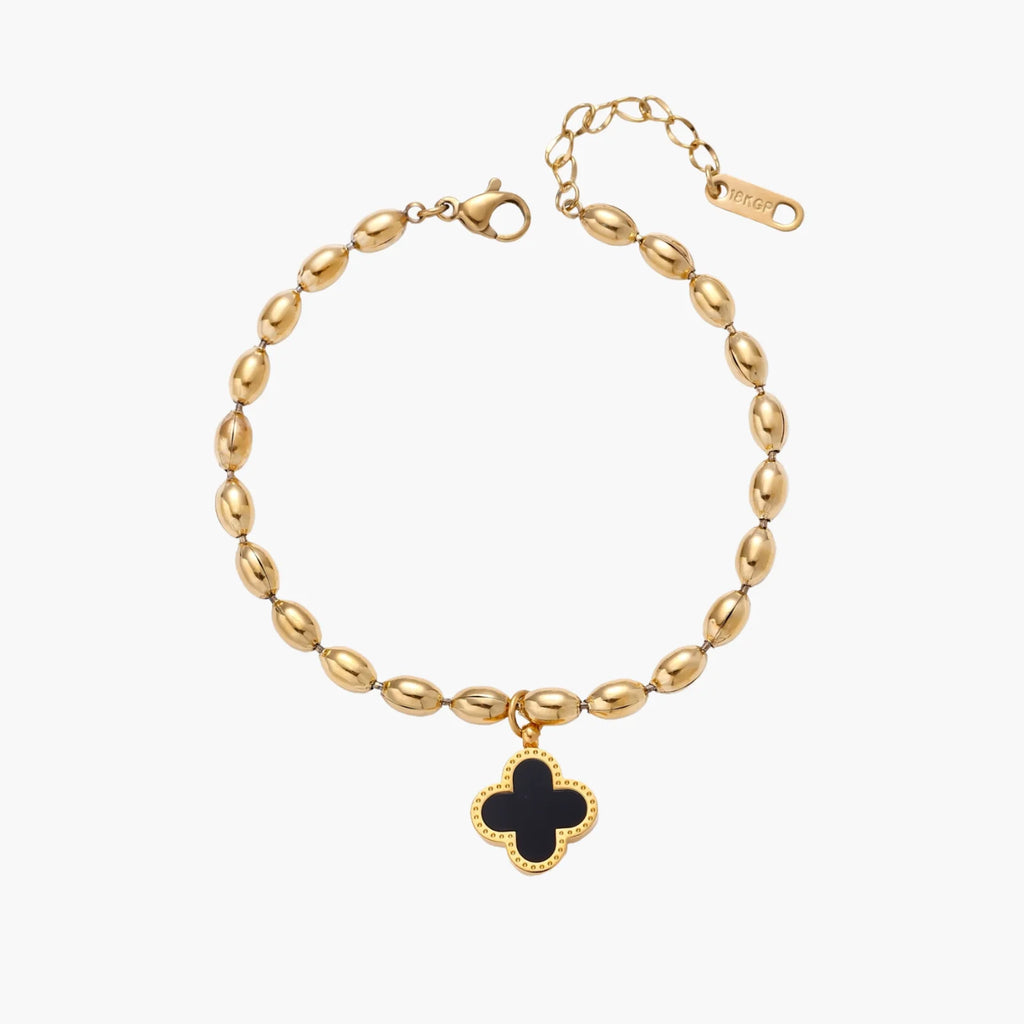 Lucky Clover Beaded Bracelet