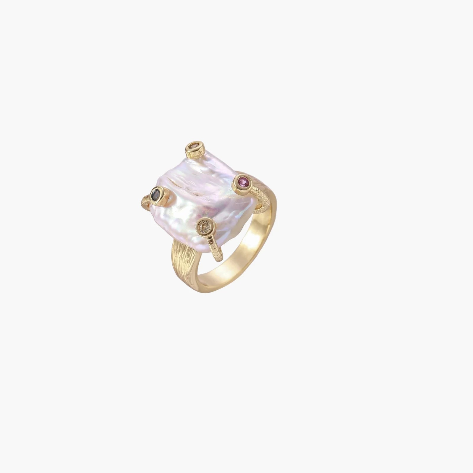 Baroque Pearl Statement Ring