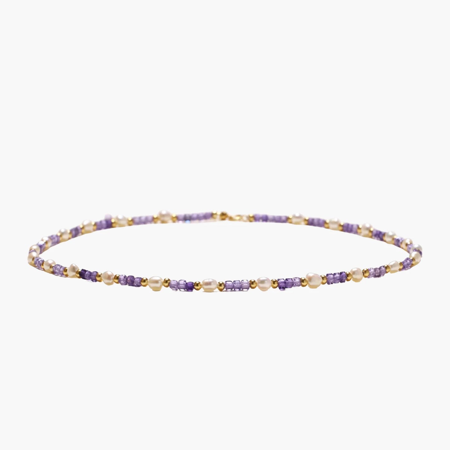 Amethyst Pearl Harmony 18K Gold Vermeil Necklace