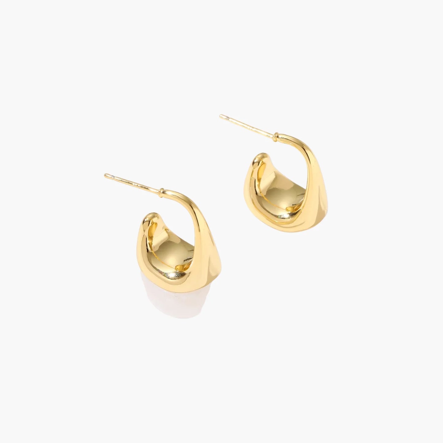 Sculptural Cone Hoops