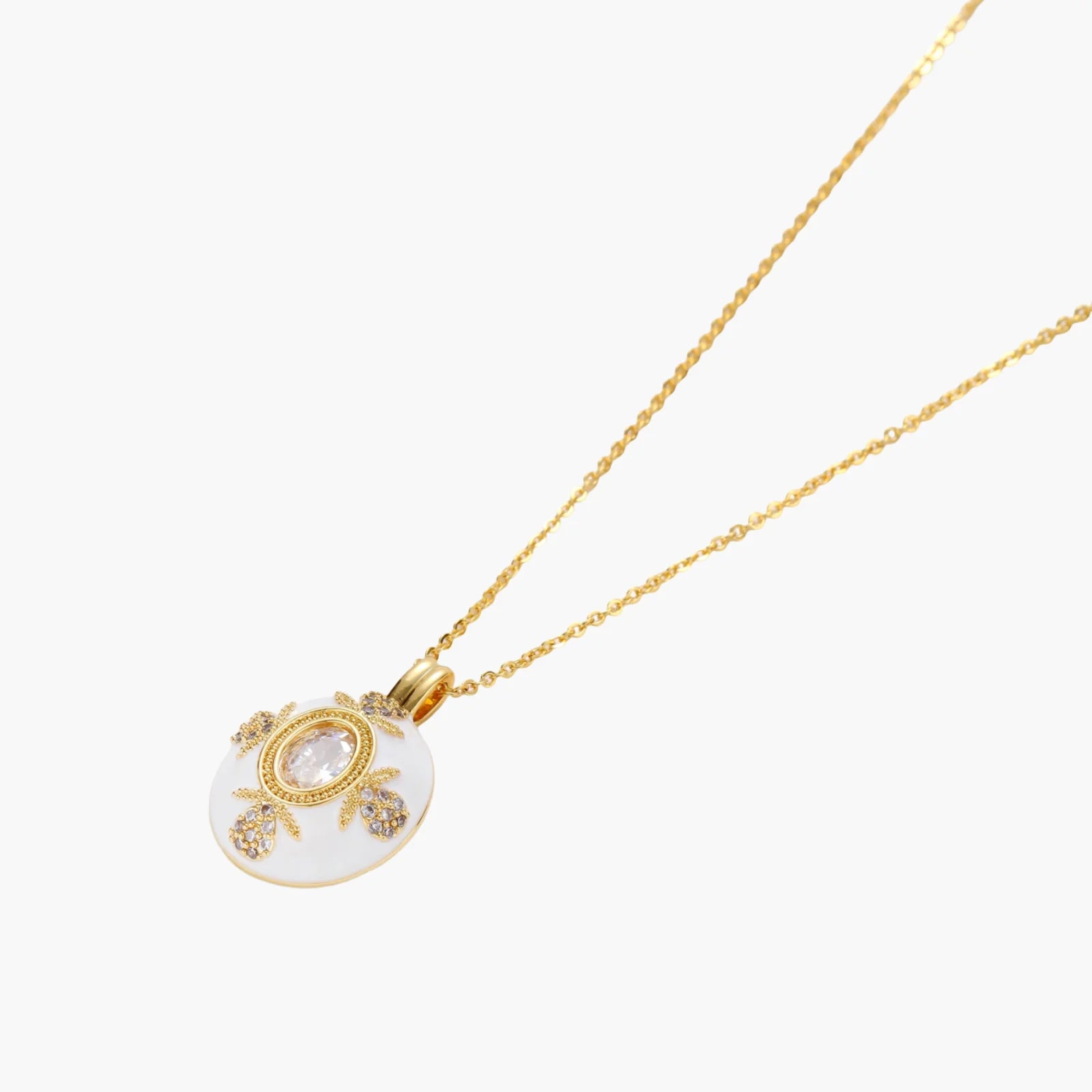 Golden Medallion Necklace