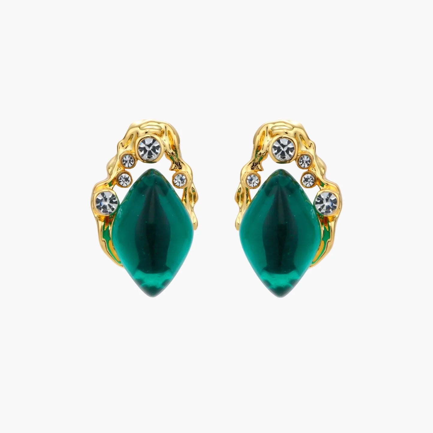 Emerald Mystique Studs