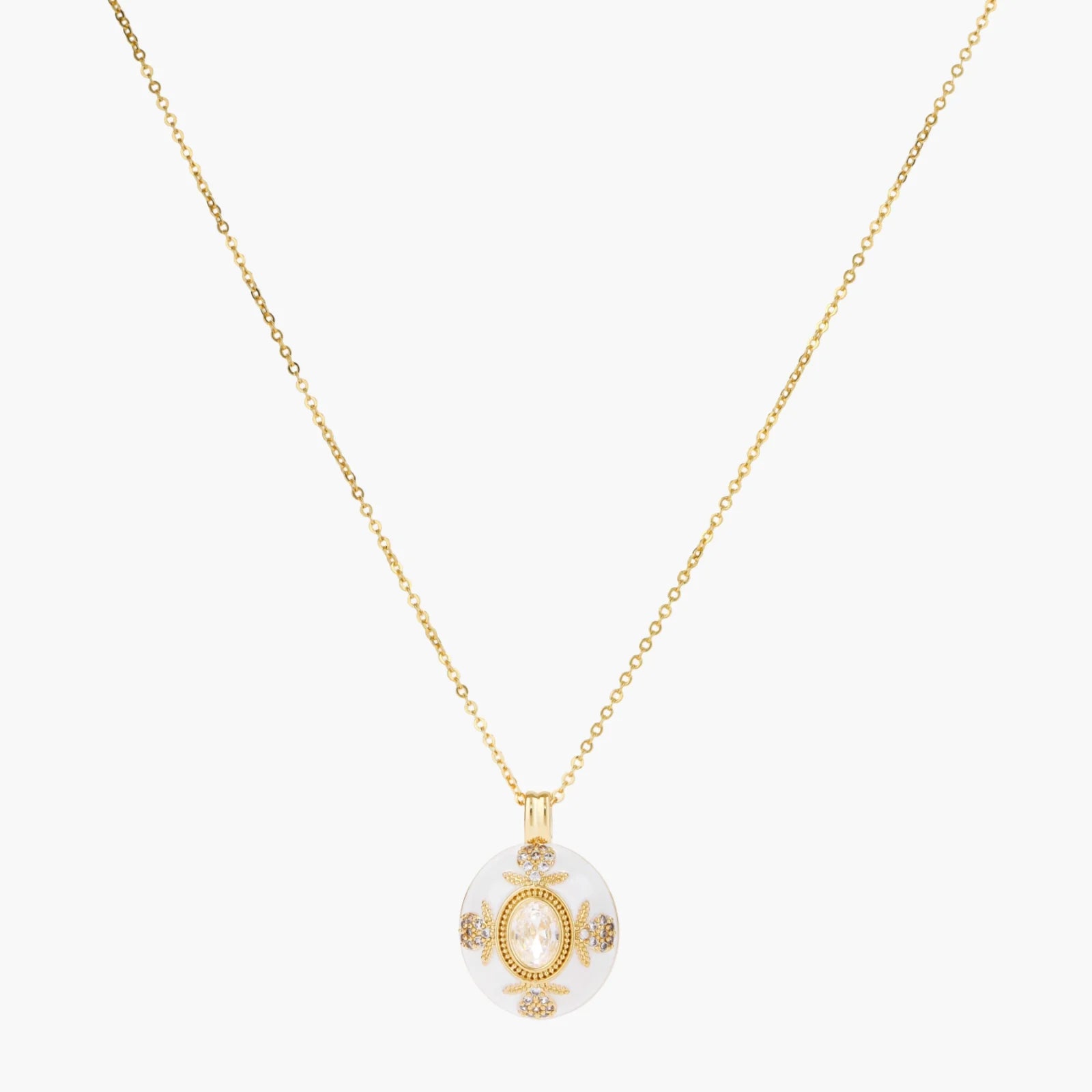 Golden Medallion Necklace