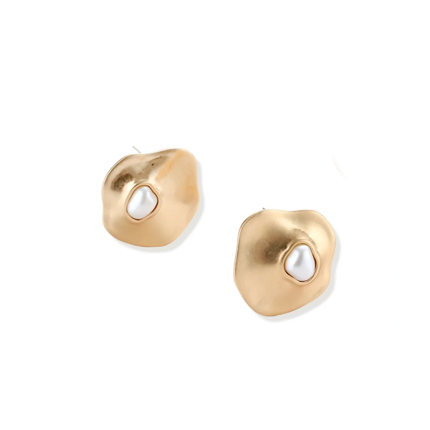 Flow Pearl Studs by Gabriella's Jewels