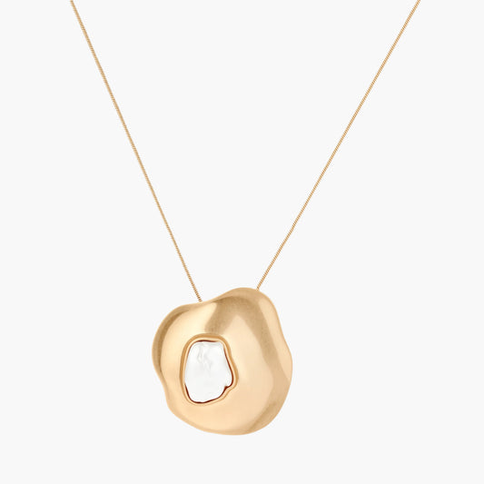 Sculptural Pearl Pendant