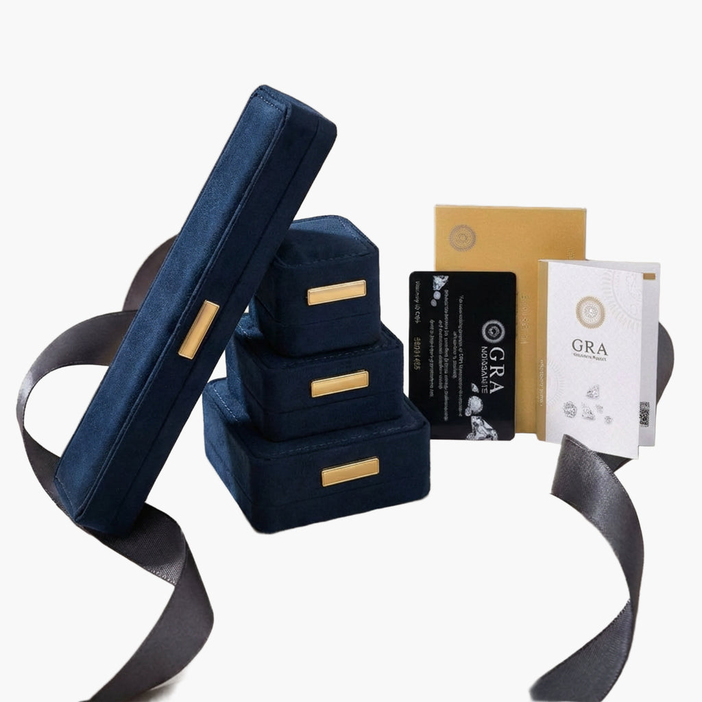 Quatrefoil Moissanite Studs