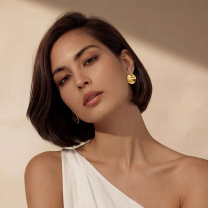 Flow Statement Studs by Gabriella's Jewels