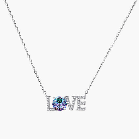 LOVE Moissanite Necklace