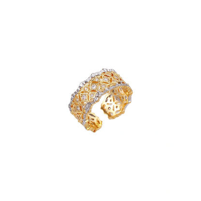 Lattice Luxe Ring by Gabriella's Jewels