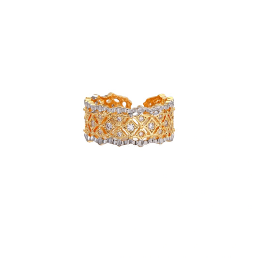 Lattice Luxe Ring by Gabriella's Jewels