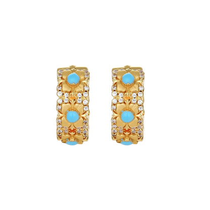 Bloom Garden Hoops by Gabriella's Jewels