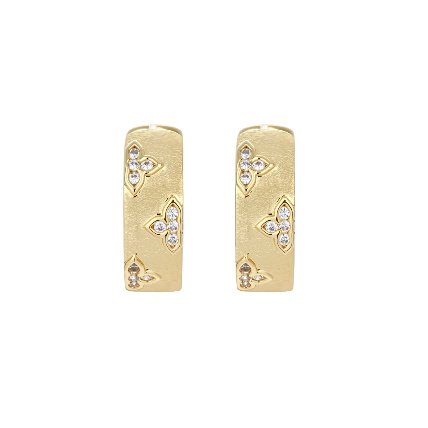 Bloom Hoop Earrings by Gabriella's Jewels