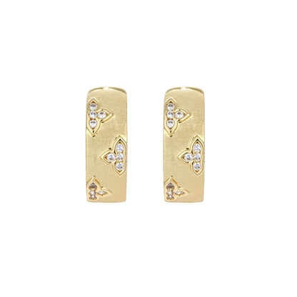 Bloom Hoop Earrings by Gabriella's Jewels