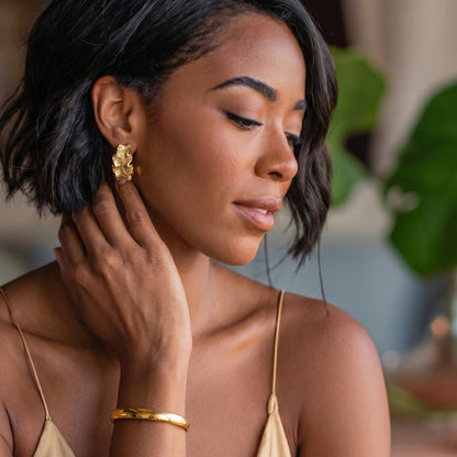 Bold Hinge Bangle by Gabriella's Jewels