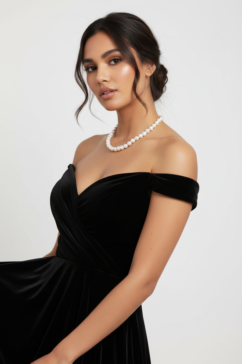 White Cultured Freshwater Pearl Necklace 18"+2" Extendable