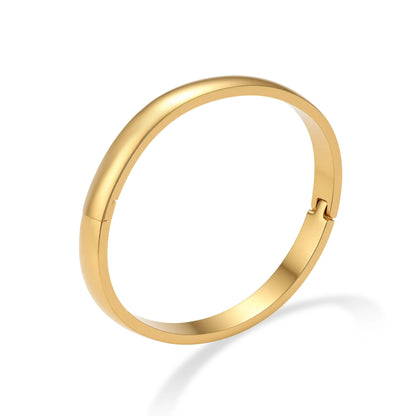 Bold Hinge Bangle by Gabriella's Jewels