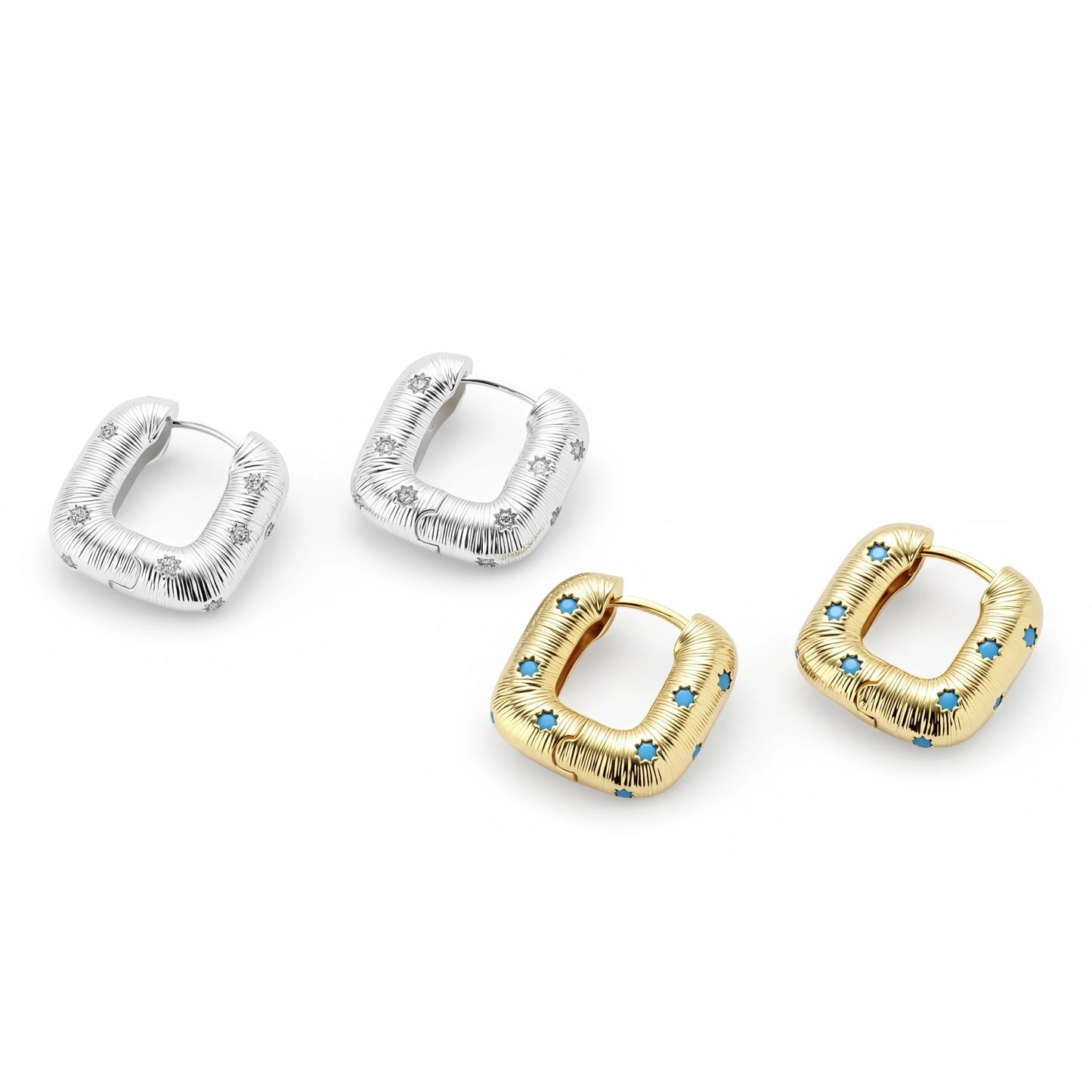 Celestial Huggie Hoops by Gabriella's Jewels