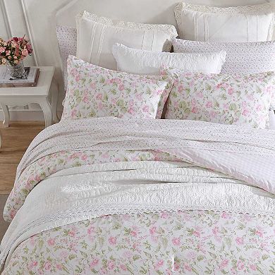 Laura Ashley Lifestyles Morning Gloria Floral Comforter Set