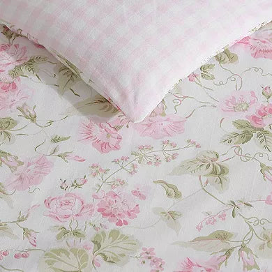 Laura Ashley Lifestyles Morning Gloria Floral Comforter Set