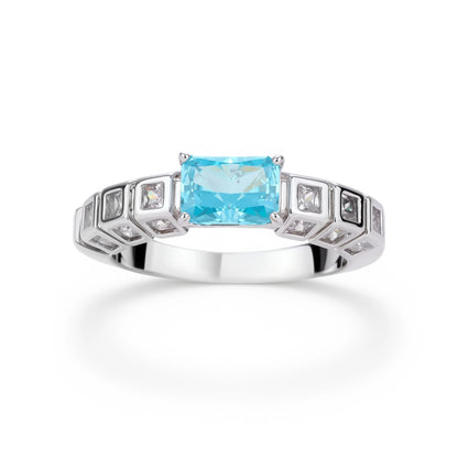 Azure Architect Ring by Gabriella's Jewels
