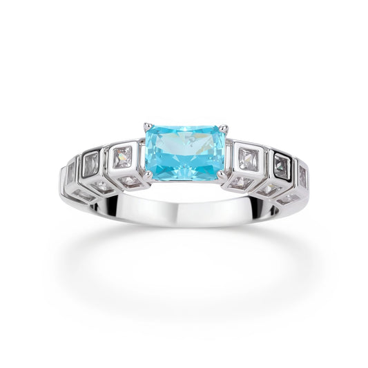 Azure Architect Ring by Gabriella's Jewels