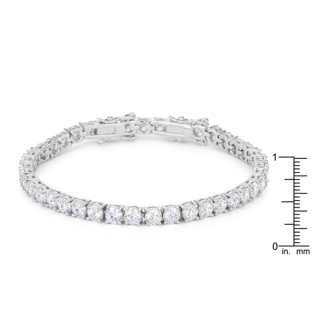 Elegant Round Stones Tennis Bracelet