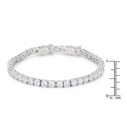 Elegant Round Stones Tennis Bracelet