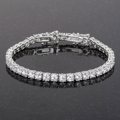 Elegant Round Stones Tennis Bracelet