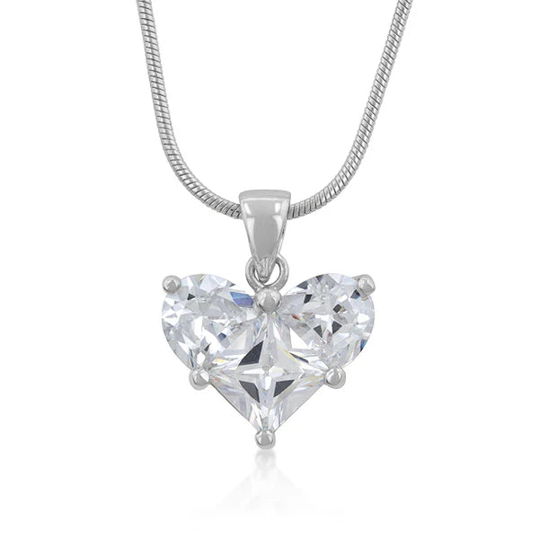 7mm Stunning Heart Pendant