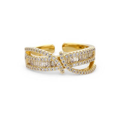 Infinity Twist Ring by Gabriella's Jewels