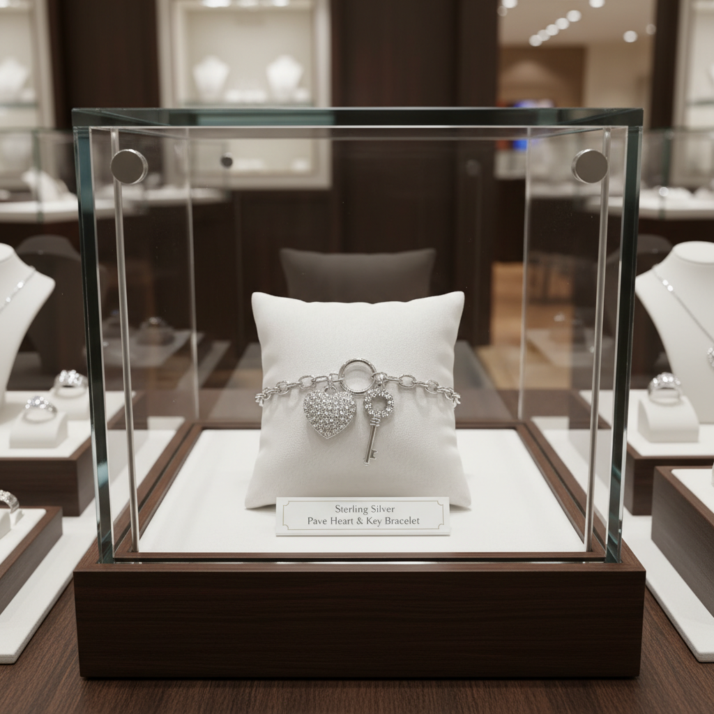 Heart and Key Bracelet